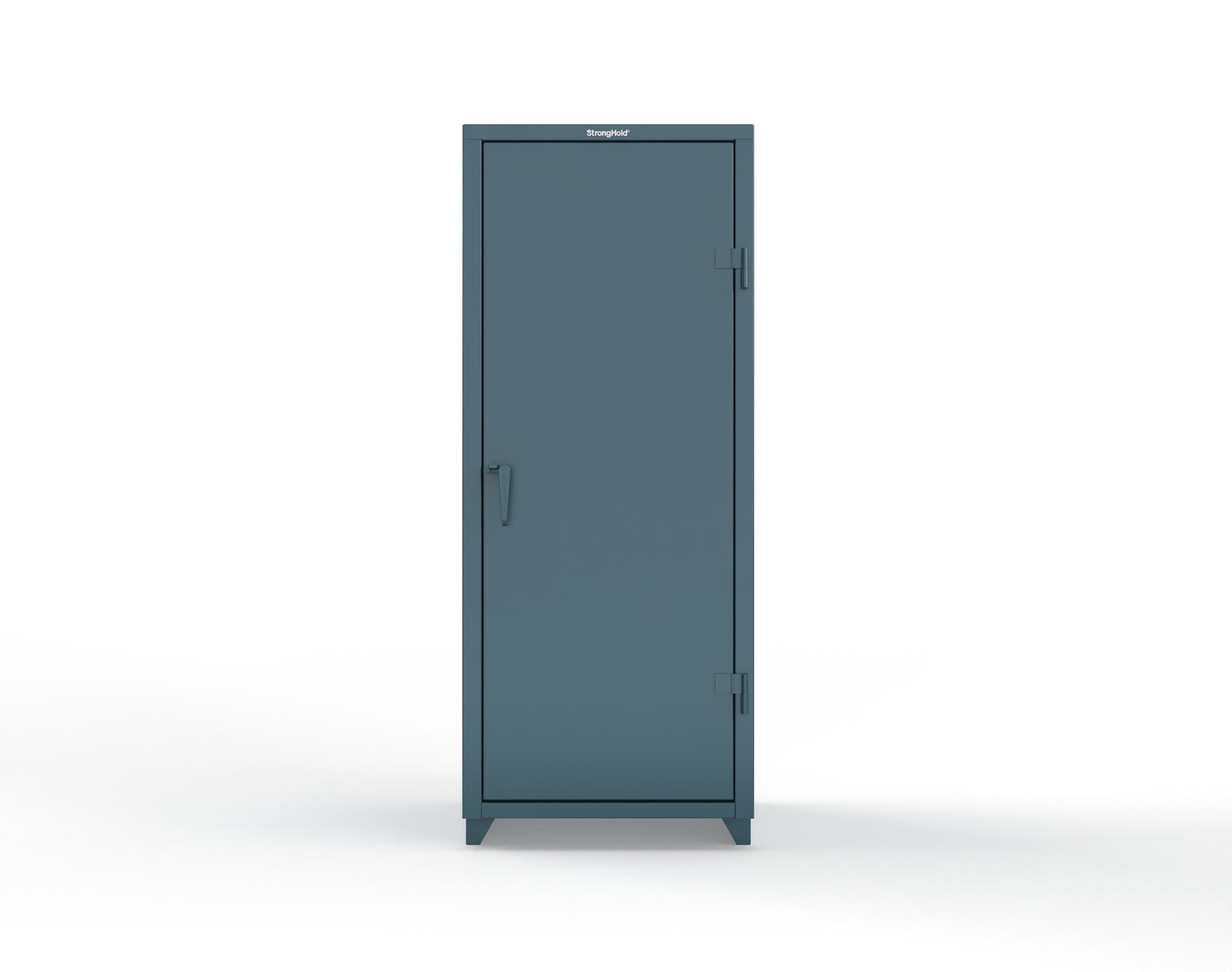 Extra Heavy Duty 14 GA Single Door Cabinet with 3 Shelves - 30 in. W x 24 in. D x 75 in. H - 2.66-1D-243-L-5001