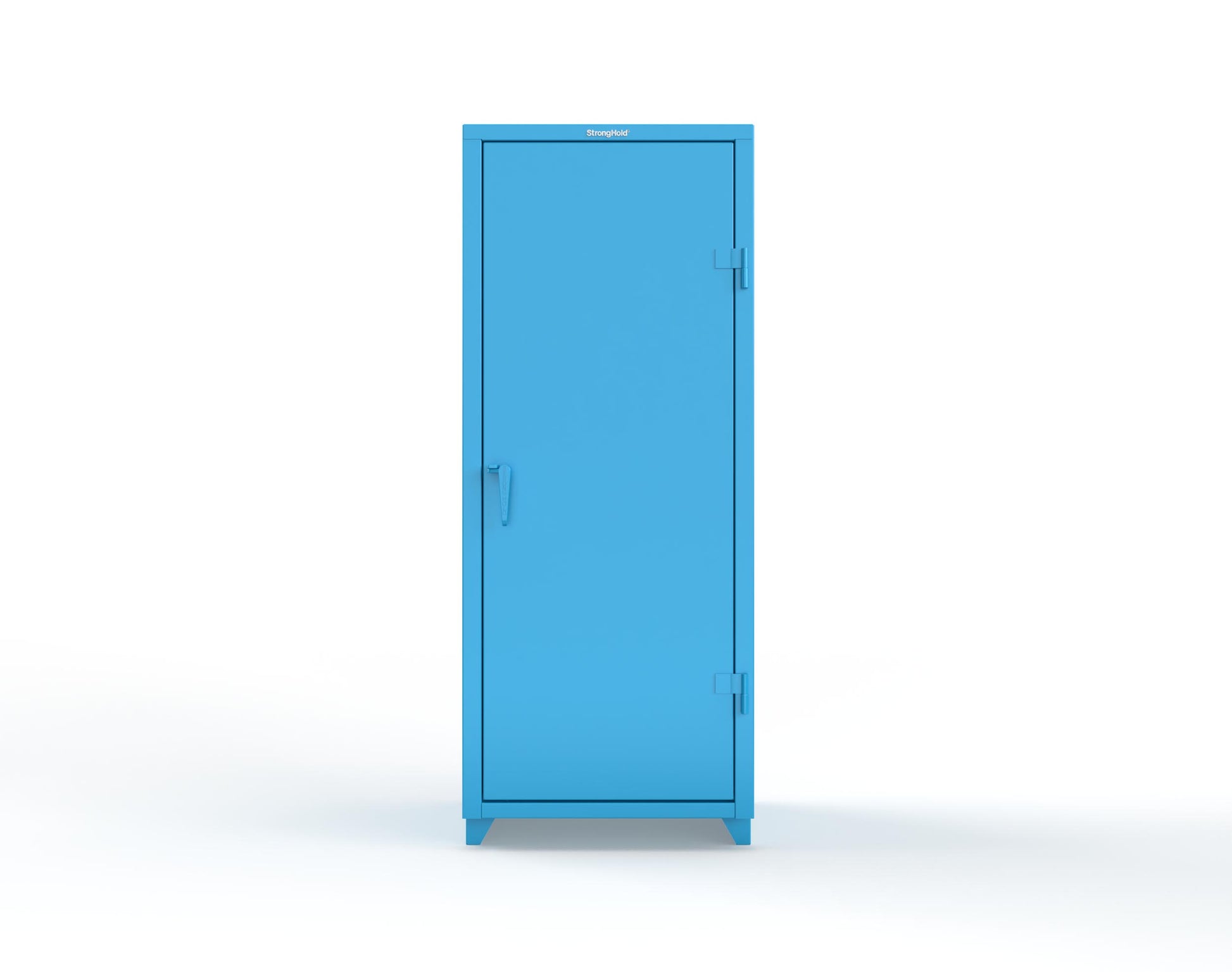 Extra Heavy Duty 14 GA Single Door Cabinet with 3 Shelves - 30 in. W x 24 in. D x 75 in. H - 2.66-1D-243-L-5012
