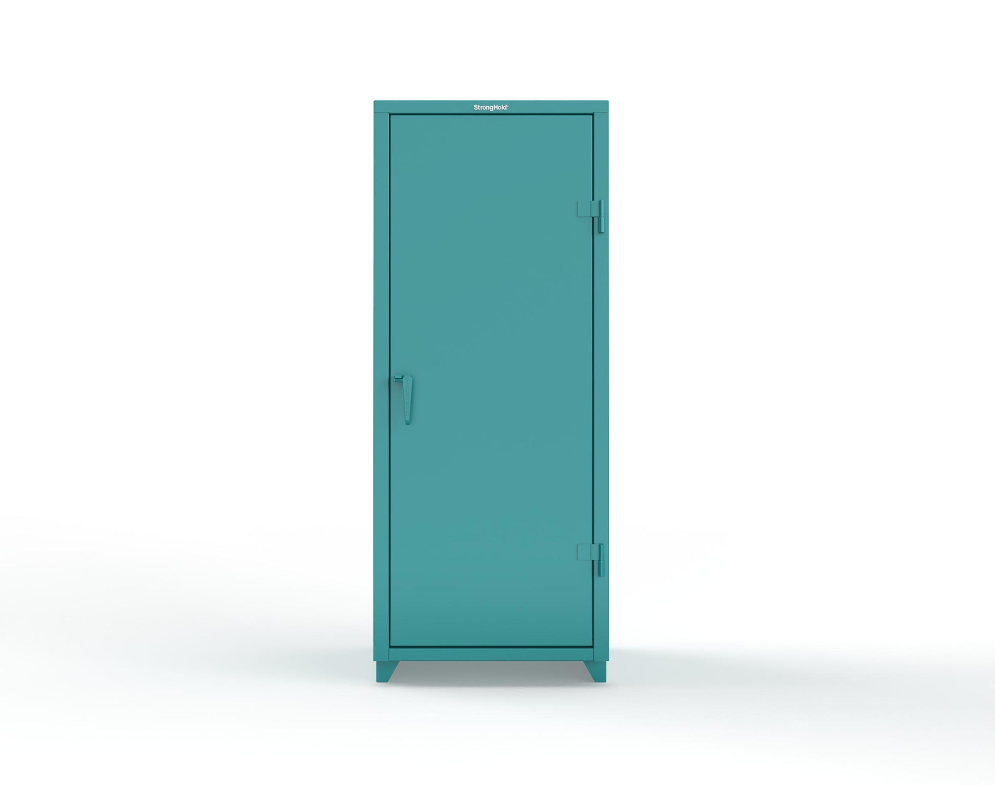 Extra Heavy Duty 14 GA Single Door Cabinet with 3 Shelves - 30 in. W x 24 in. D x 75 in. H - 2.66-1D-243-L-5021