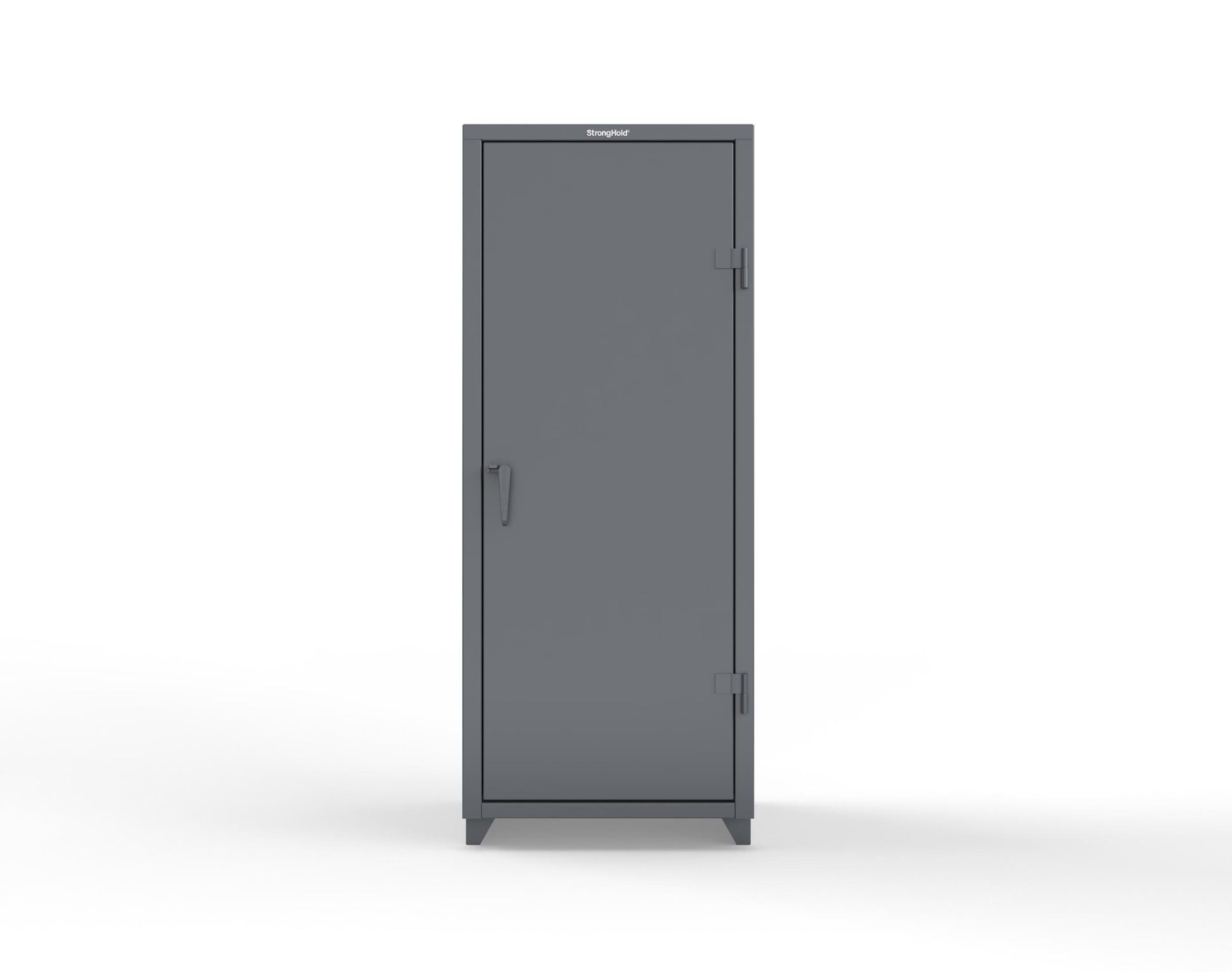 Extra Heavy Duty 14 GA Single Door Cabinet with 3 Shelves - 30 in. W x 24 in. D x 75 in. H - 2.66-1D-243-L-7024