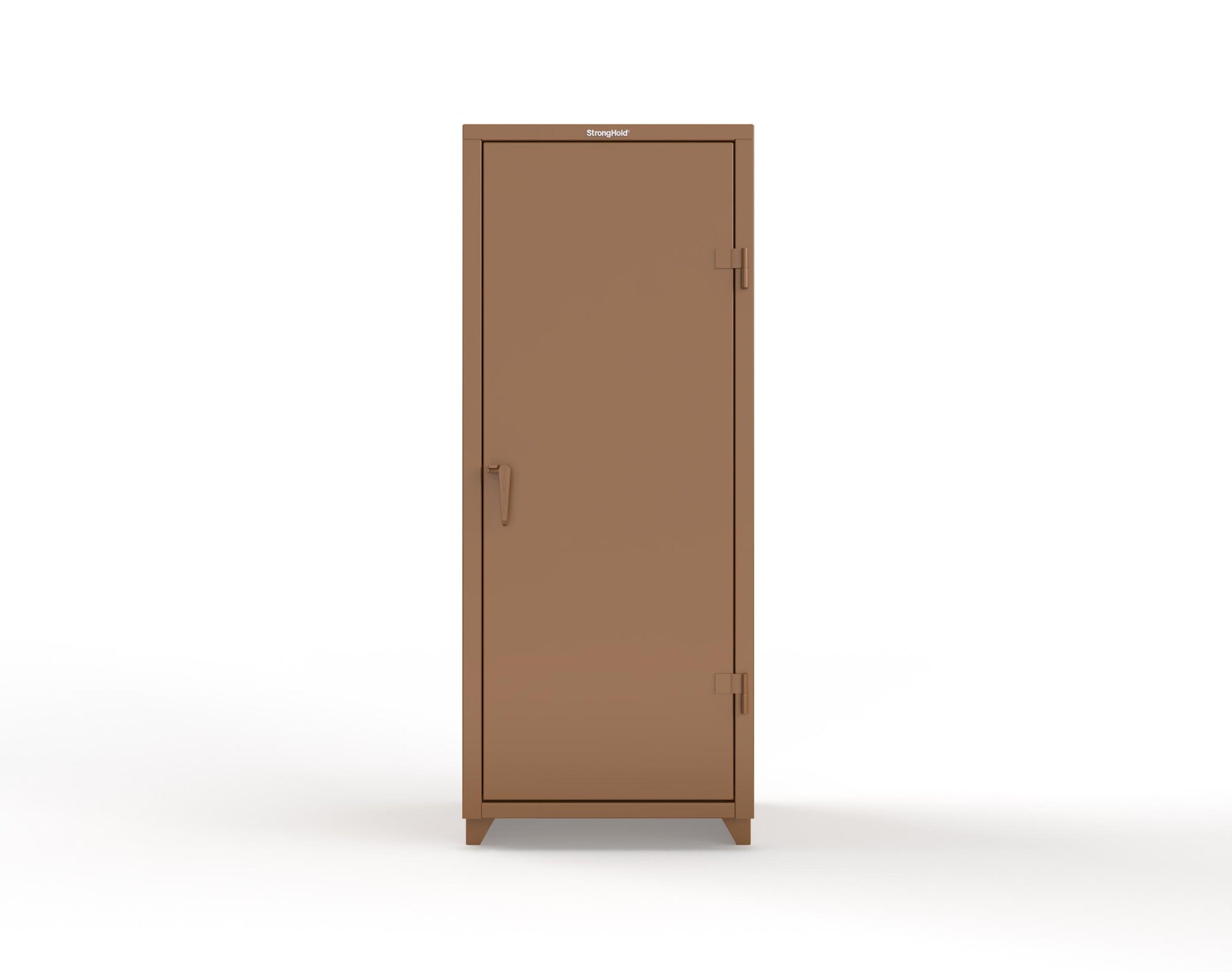 Extra Heavy Duty 14 GA Single Door Cabinet with 3 Shelves - 30 in. W x 24 in. D x 75 in. H - 2.66-1D-243-L-8008