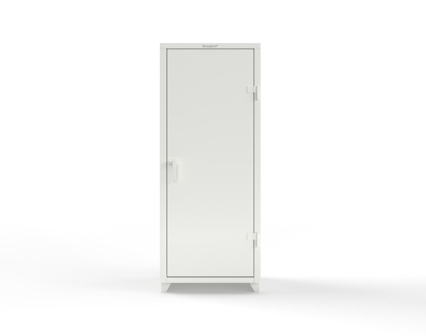 Extra Heavy Duty 14 GA Single Door Cabinet with 3 Shelves - 30 in. W x 24 in. D x 75 in. H - 2.66-1D-243-L-9003