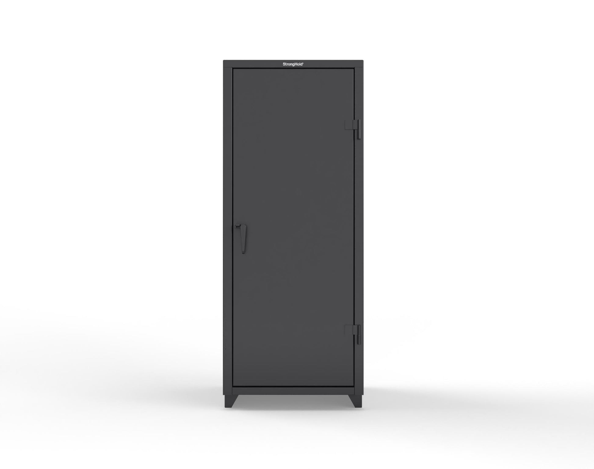 Extra Heavy Duty 14 GA Single Door Cabinet with 3 Shelves - 30 in. W x 24 in. D x 75 in. H - 2.66-1D-243-L-9005