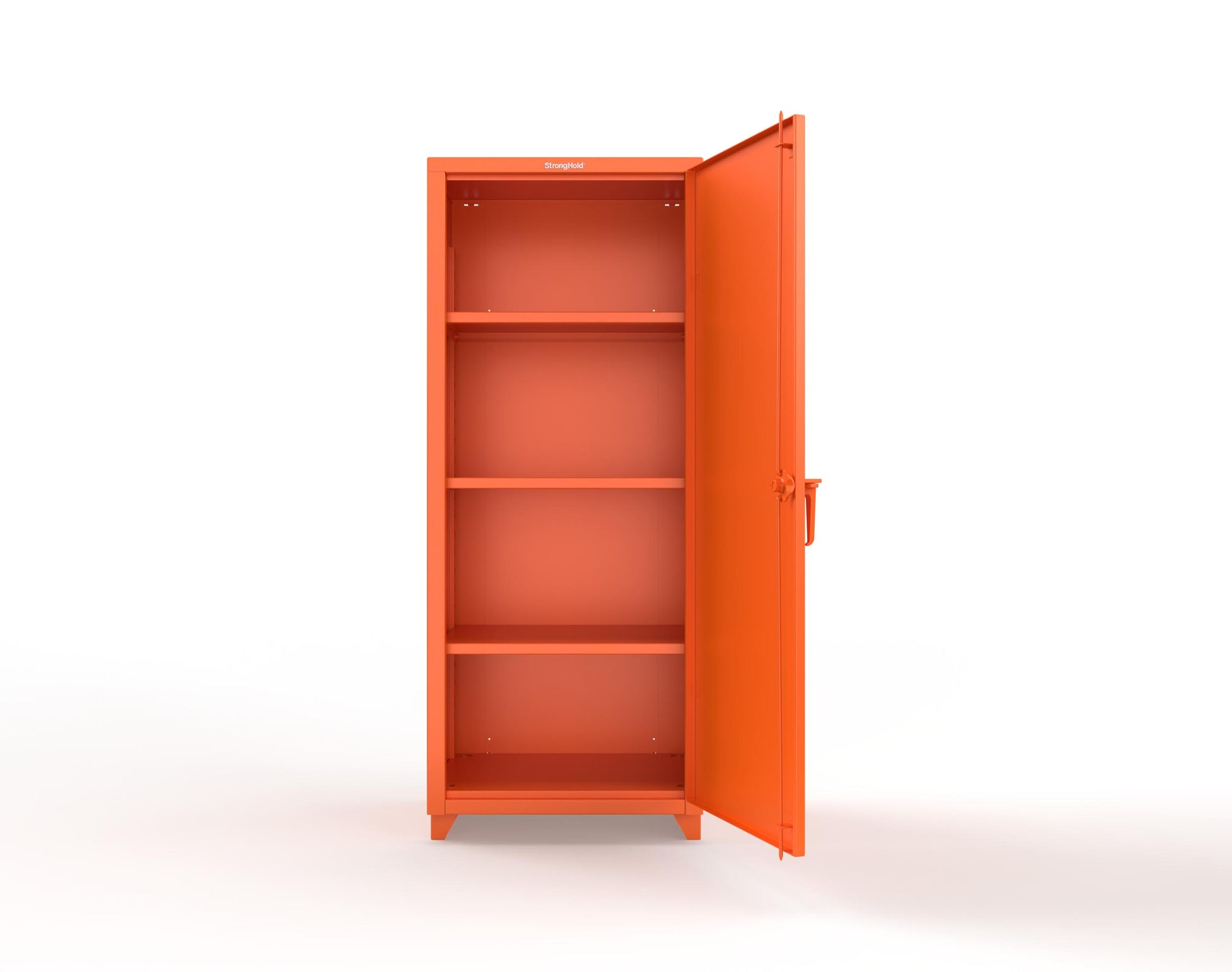 Extra Heavy Duty 14 GA Single Door Cabinet with 3 Shelves - 30 in. W x 24 in. D x 75 in. H - 2.66-1D-243-L-2009