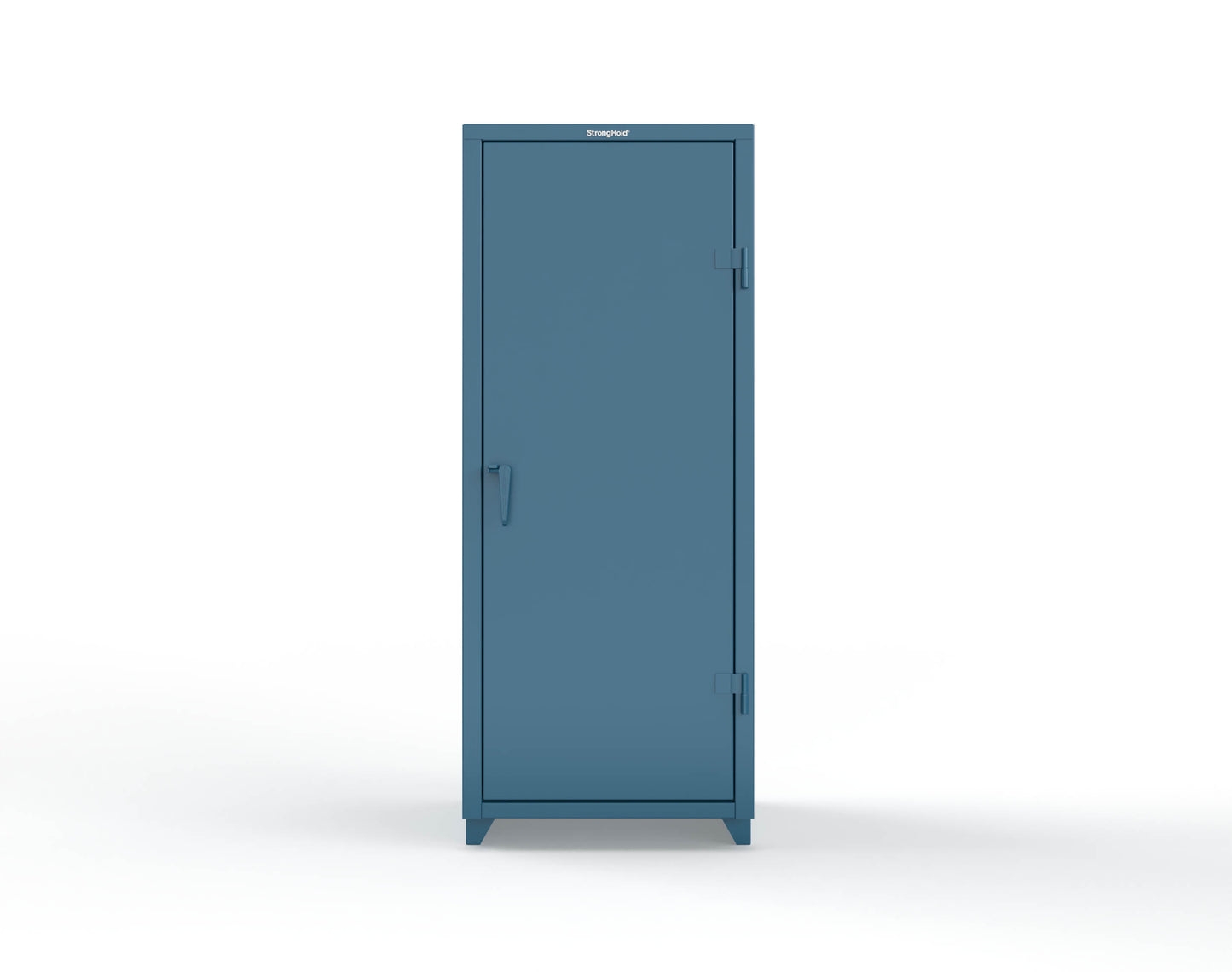 Extra Heavy Duty 14 GA Single Door Cabinet with 3 Shelves - 30 in. W x 24 in. D x 75 in. H - 2.66-1D-243-L-5001