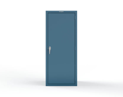 Heavy Duty 18 GA Single-Door Cabinet with 3 Shelves - 30 in. W x 24 in. D x 72 in. H - 2.66-1D-243-P-5001