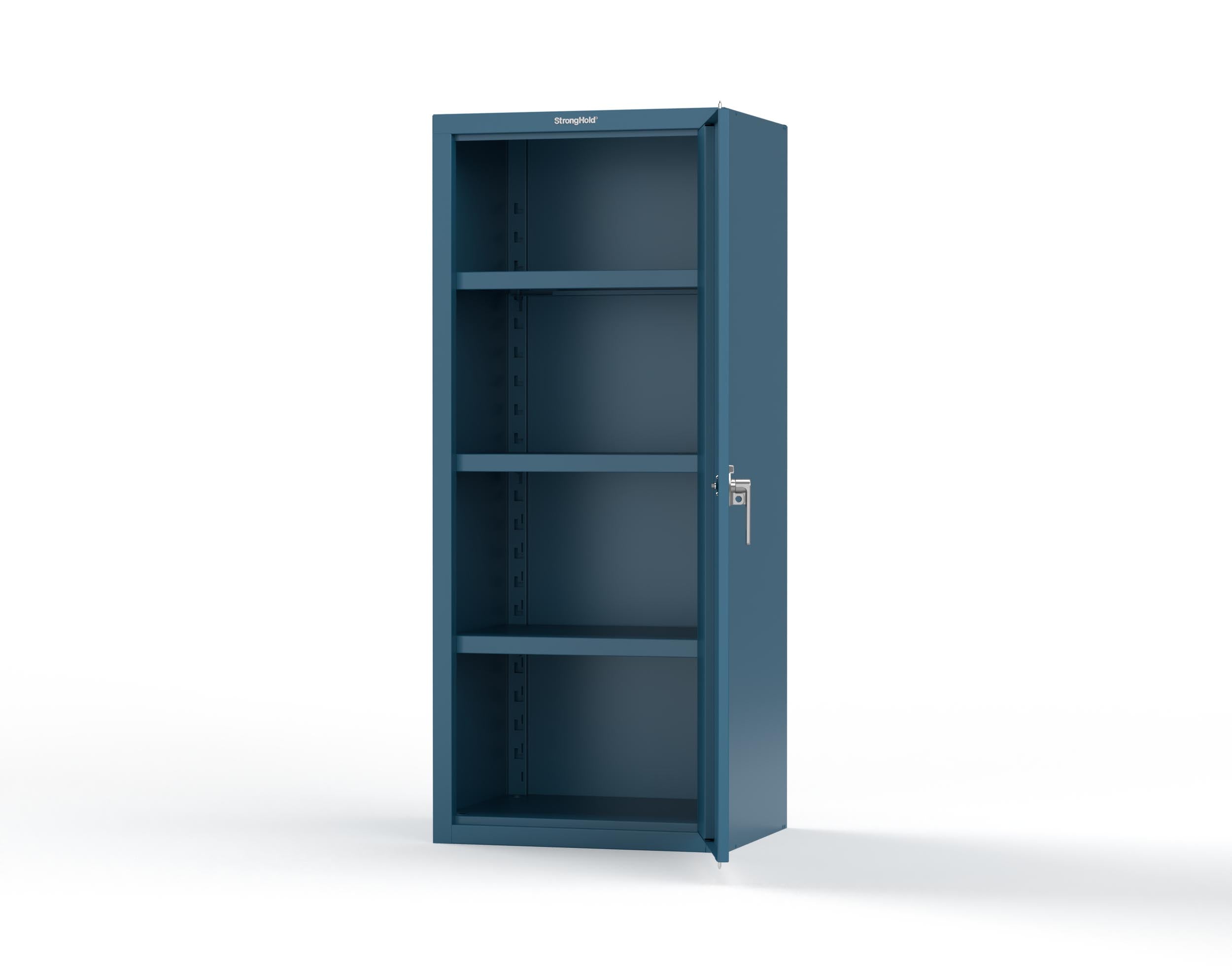 Heavy Duty 18 GA Single-Door Cabinet with 3 Shelves - 30 in. W x