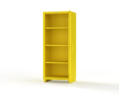 Extra Heavy Duty 14 GA Clearview Cabinet, Single Door - 30 In. W x 24 In. D x 75 In. H - 2.66-1LD-243-L-1021