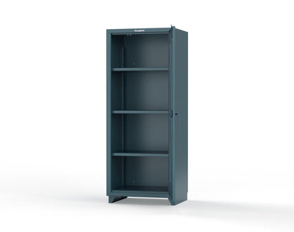 Extra Heavy Duty 14 GA Clearview Cabinet, Single Door - 30 In. W x 24 In. D x 75 In. H - 2.66-1LD-243-L-5001