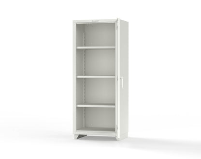 Extra Heavy Duty 14 GA Clearview Cabinet, Single Door - 30 In. W x 24 In. D x 75 In. H - 2.66-1LD-243-L-9003