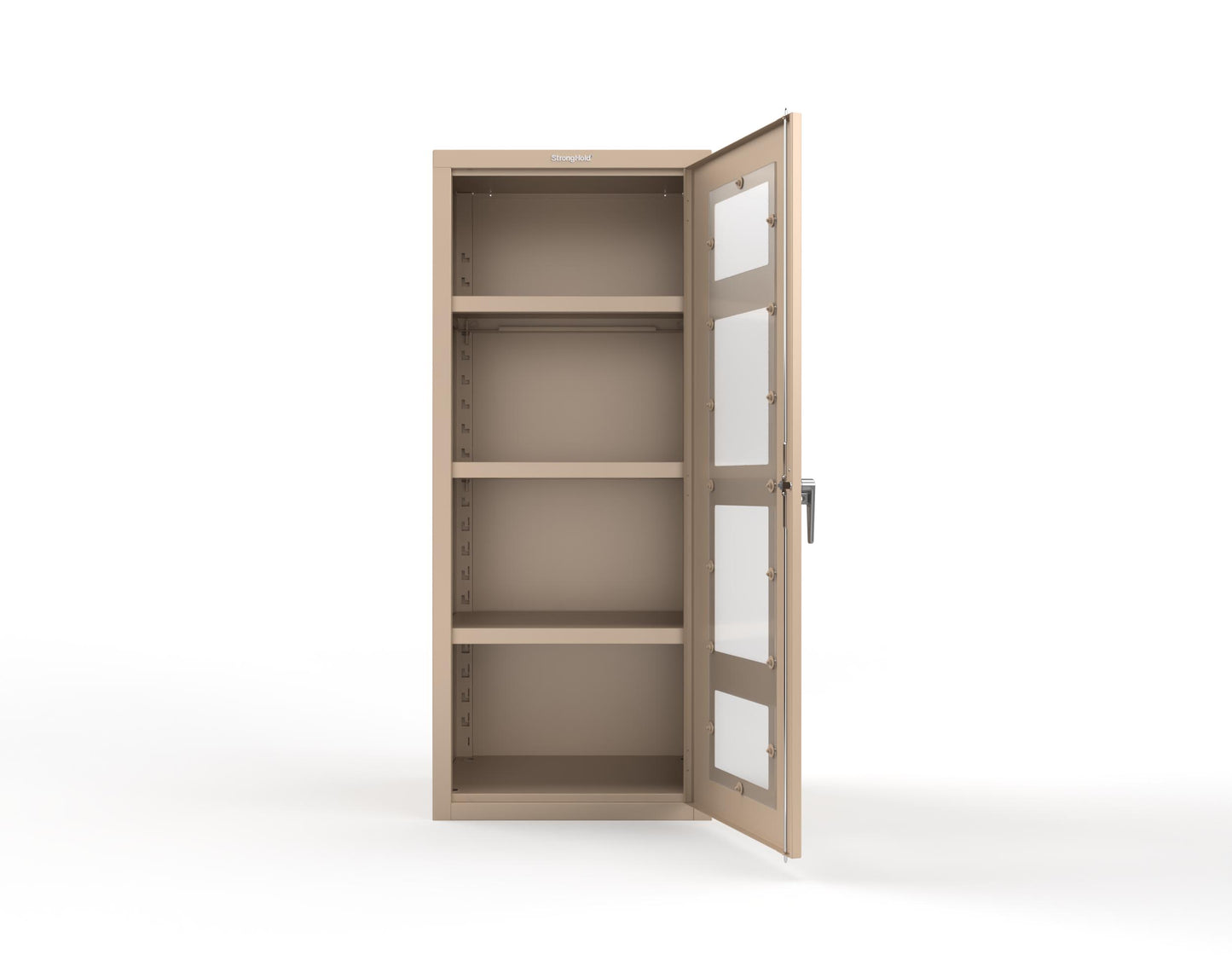 Heavy Duty 18 GA Cabinet with a Clearview Door - 30 in. W x 24 in. D x 72 in. H - 2.66-1LD-243-P-1019