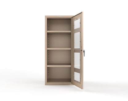 Heavy Duty 18 GA Cabinet with a Clearview Door - 30 in. W x 24 in. D x 72 in. H - 2.66-1LD-243-P-1019