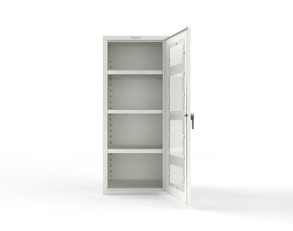Heavy Duty 18 GA Cabinet with a Clearview Door - 30 in. W x 24 in. D x 72 in. H - 2.66-1LD-243-P-9003