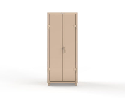 Extra Heavy Duty 14 GA Cabinet with 3 Shelves - 30 in. W x 24 in. D x 75 in. H - 2.66-243-L-1019