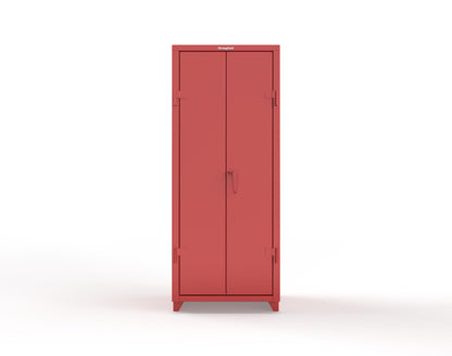 Extra Heavy Duty 14 GA Cabinet with 3 Shelves - 30 in. W x 24 in. D x 75 in. H - 2.66-243-L-3001