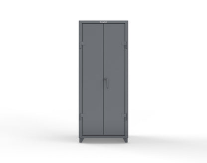 Extra Heavy Duty 14 GA Cabinet with 3 Shelves - 30 in. W x 24 in. D x 75 in. H - 2.66-243-L-7024