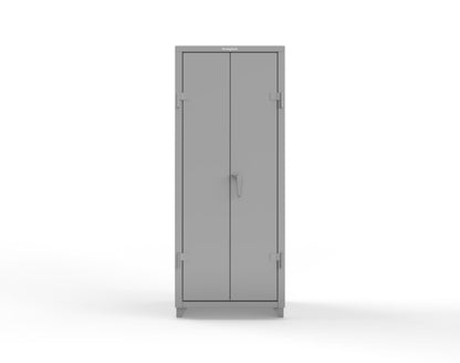 Extra Heavy Duty 14 GA Cabinet with 3 Shelves - 30 in. W x 24 in. D x 75 in. H - 2.66-243-L-7037