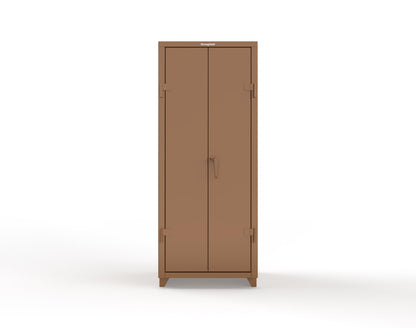 Extra Heavy Duty 14 GA Cabinet with 3 Shelves - 30 in. W x 24 in. D x 75 in. H - 2.66-243-L-8008