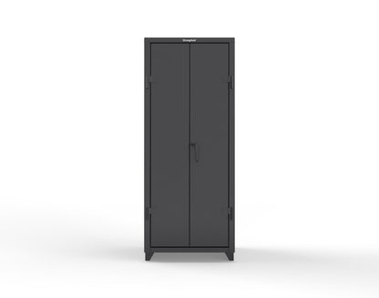 Extra Heavy Duty 14 GA Cabinet with 3 Shelves - 30 in. W x 24 in. D x 75 in. H - 2.66-243-L-9005