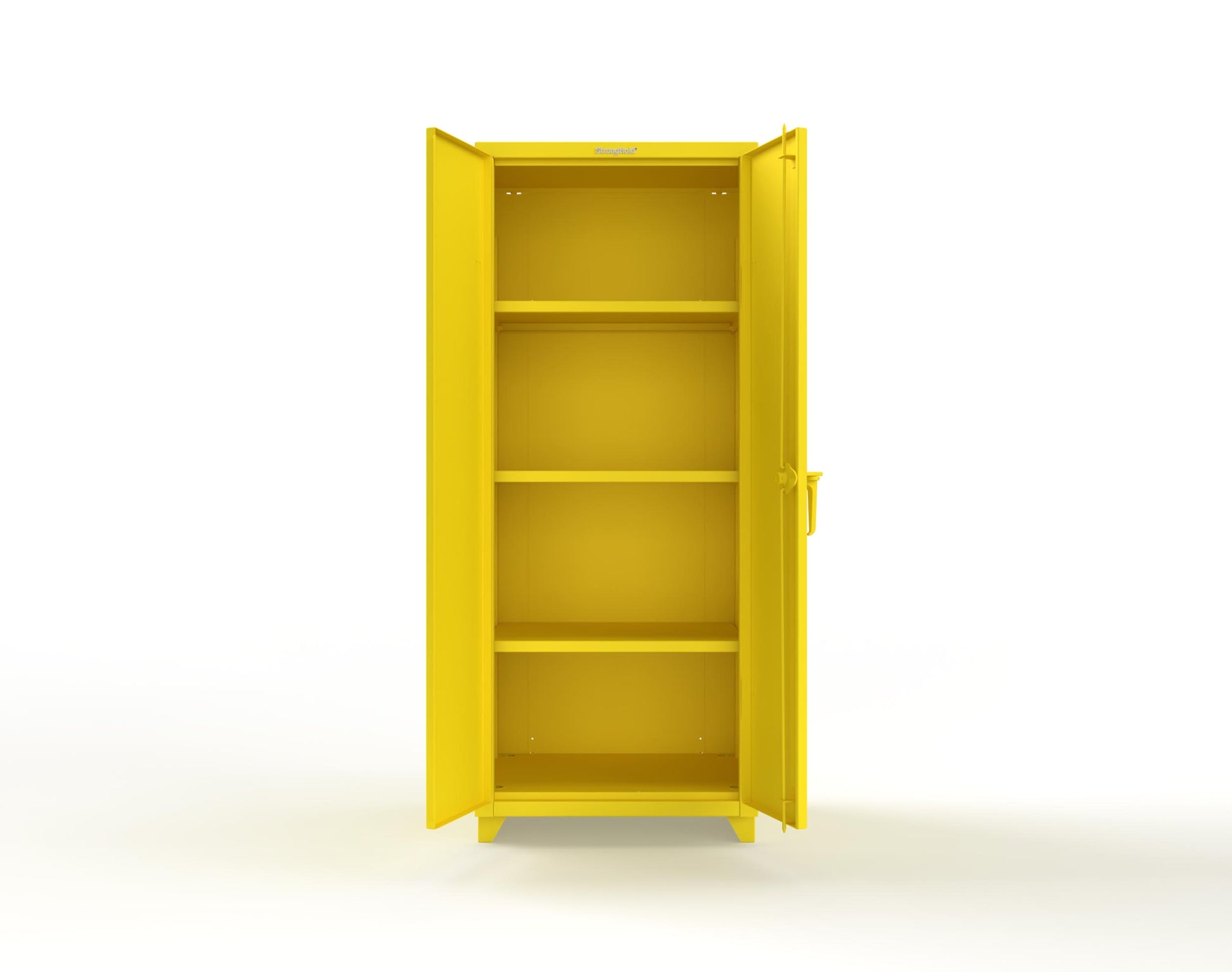 Extra Heavy Duty 14 GA Cabinet with 3 Shelves - 30 in. W x 24 in. D x 75 in. H - 2.66-243-L-1021