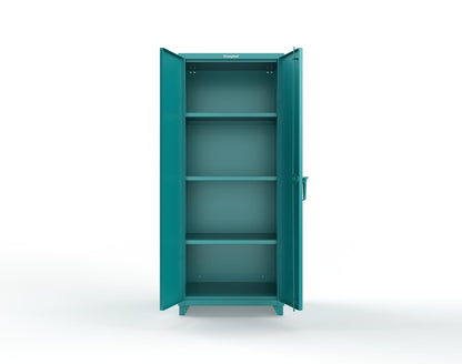 Extra Heavy Duty 14 GA Cabinet with 3 Shelves - 30 in. W x 24 in. D x 75 in. H - 2.66-243-L-5021