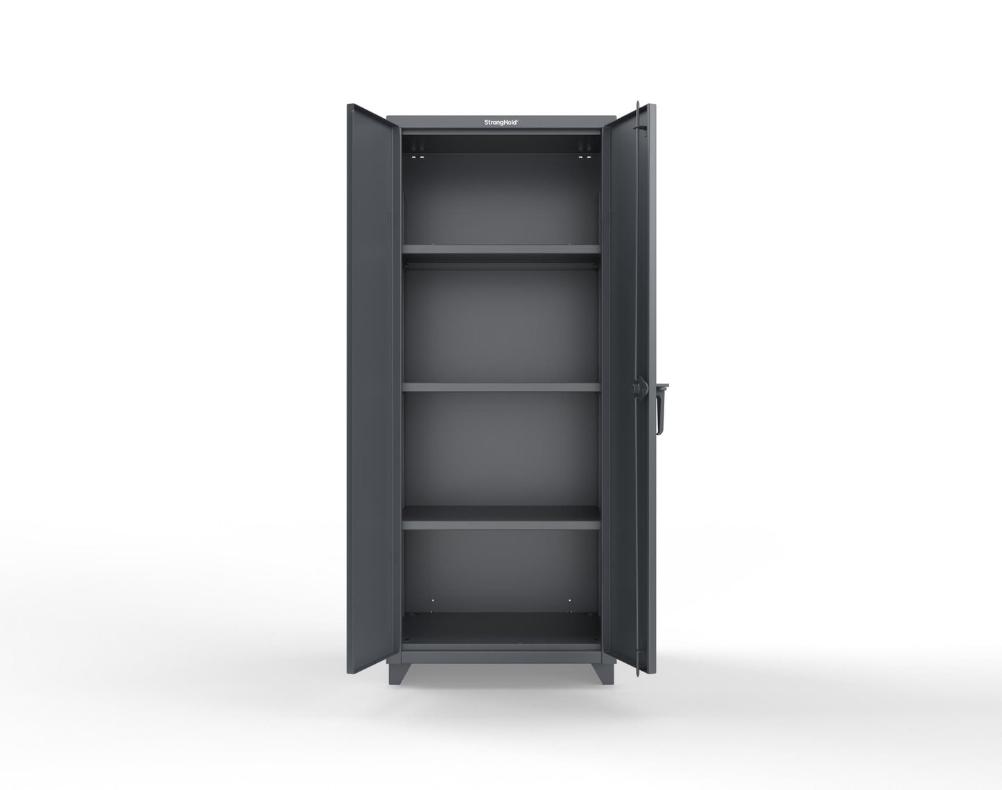 Extra Heavy Duty 14 GA Cabinet with 3 Shelves - 30 in. W x 24 in. D x 75 in. H - 2.66-243-L-7024
