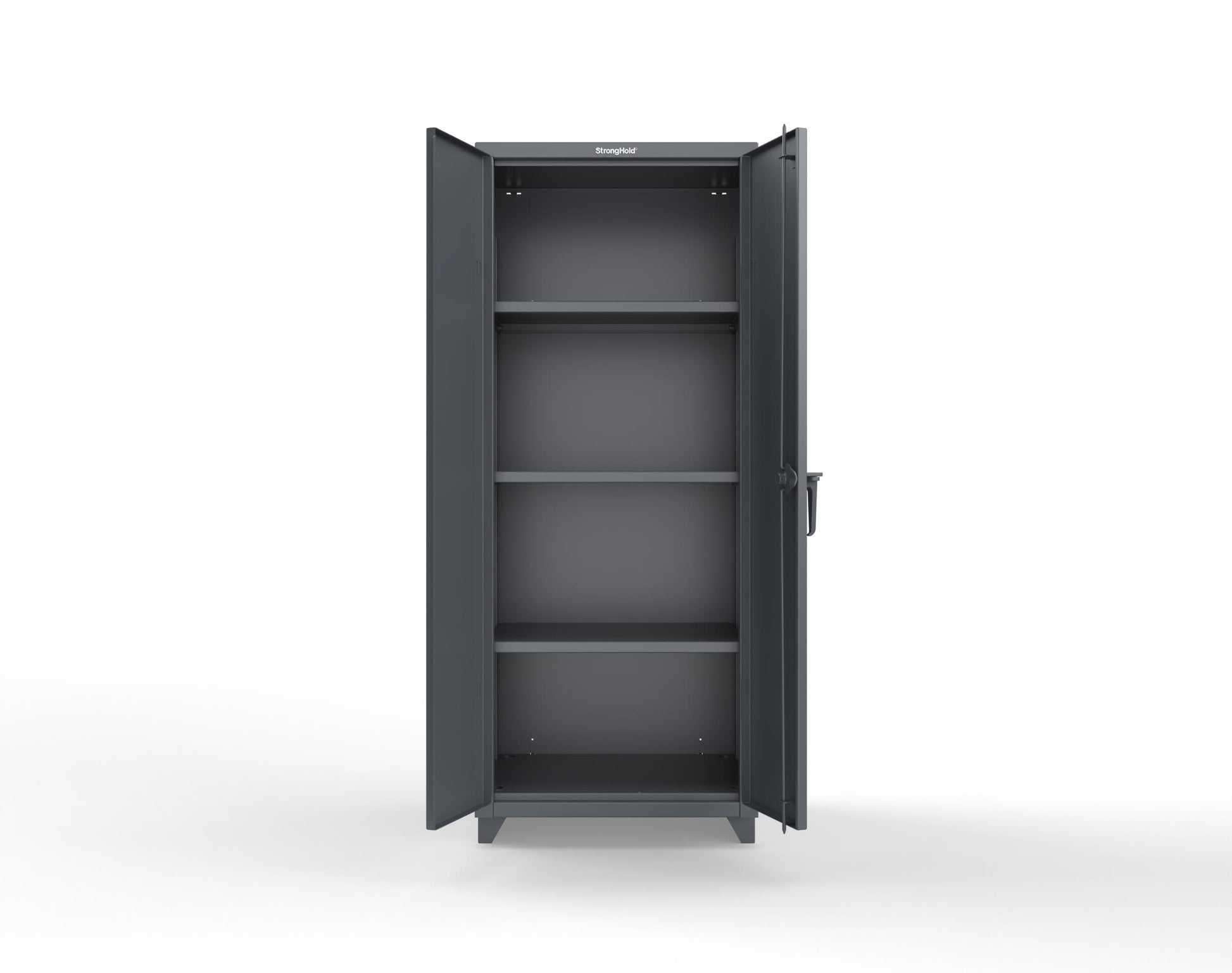 Extra Heavy Duty 14 GA Cabinet with 3 Shelves - 30 in. W x 24 in. D x 75 in. H - 2.66-243-L-7024