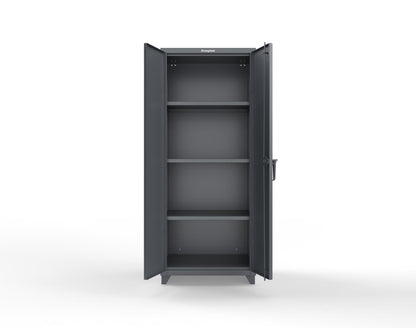 Extra Heavy Duty 14 GA Cabinet with 3 Shelves - 30 in. W x 24 in. D x 75 in. H - 2.66-243-L-7024