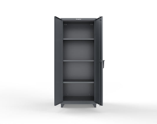 Extra Heavy Duty 14 GA Cabinet with 3 Shelves - 30 in. W x 24 in. D x 75 in. H - 2.66-243-L-7024
