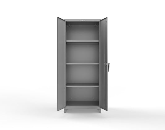 Extra Heavy Duty 14 GA Cabinet with 3 Shelves - 30 in. W x 24 in. D x 75 in. H - 2.66-243-L-7037