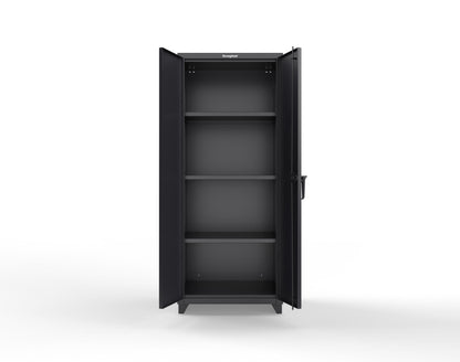 Extra Heavy Duty 14 GA Cabinet with 3 Shelves - 30 in. W x 24 in. D x 75 in. H - 2.66-243-L-9005