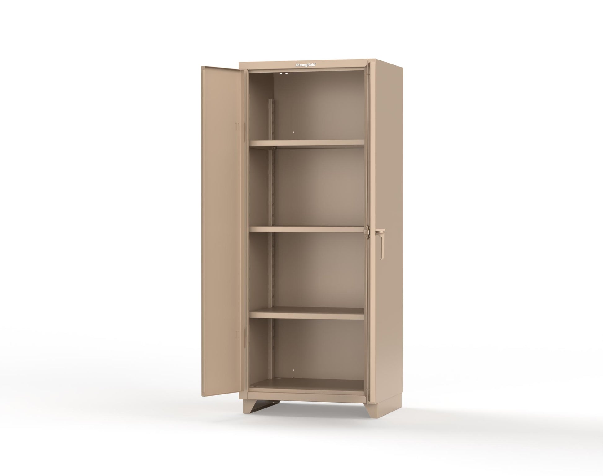 Extra Heavy Duty 14 GA Cabinet with 3 Shelves - 30 in. W x 24 in. D x 75 in. H - 2.66-243-L-1019