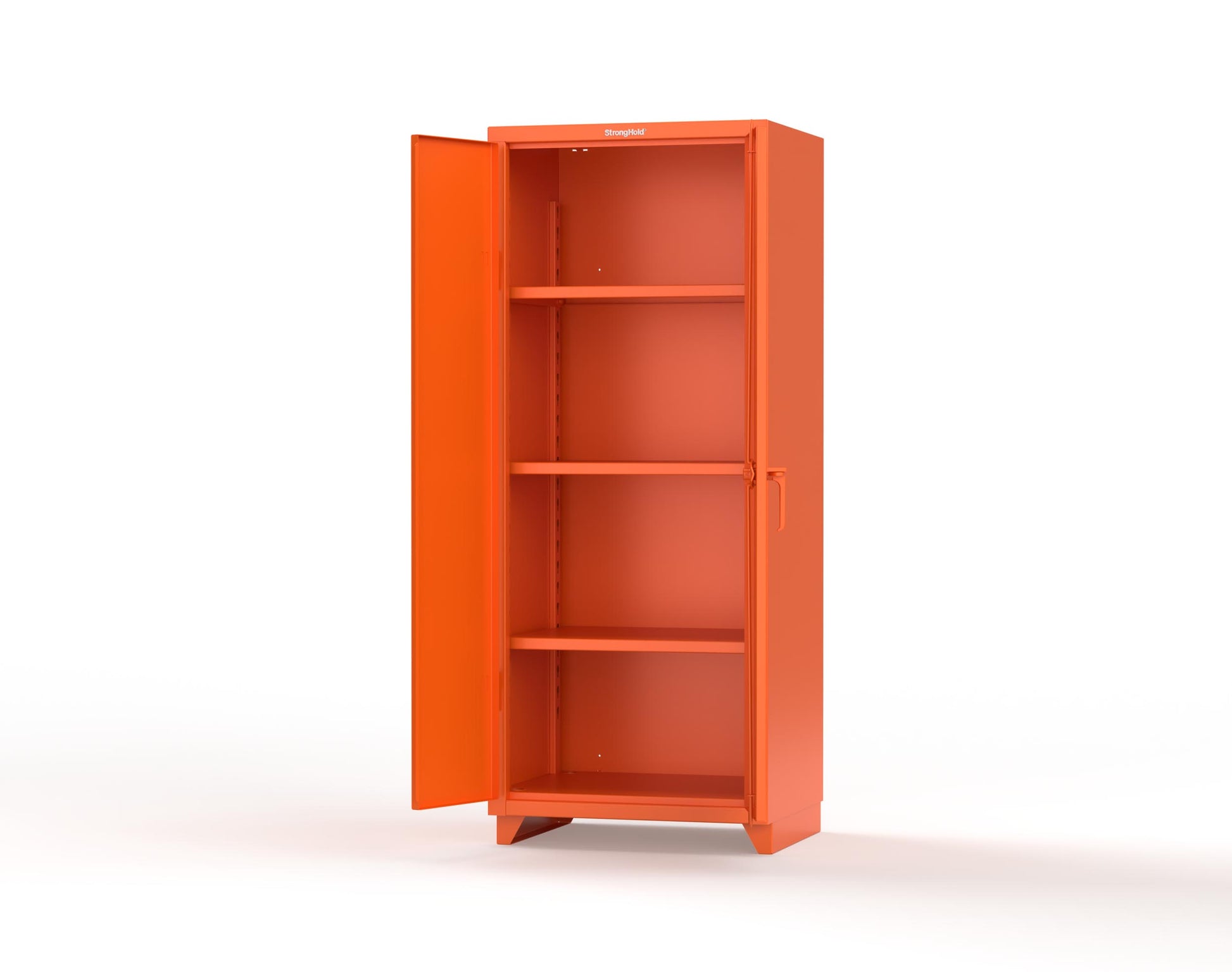 Extra Heavy Duty 14 GA Cabinet with 3 Shelves - 30 in. W x 24 in. D x 75 in. H - 2.66-243-L-2009