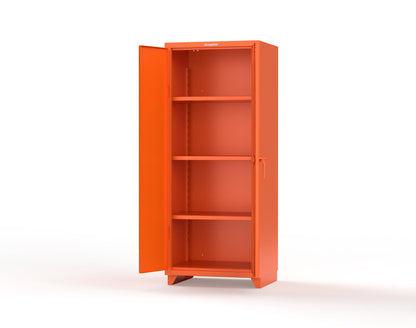 Extra Heavy Duty 14 GA Cabinet with 3 Shelves - 30 in. W x 24 in. D x 75 in. H - 2.66-243-L-2009