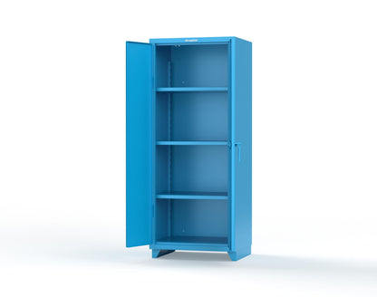 Extra Heavy Duty 14 GA Cabinet with 3 Shelves - 30 in. W x 24 in. D x 75 in. H - 2.66-243-L-5012