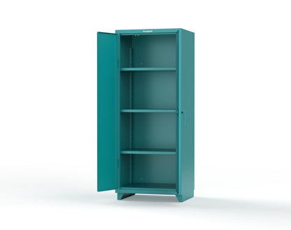 Extra Heavy Duty 14 GA Cabinet with 3 Shelves - 30 in. W x 24 in. D x 75 in. H - 2.66-243-L-5021