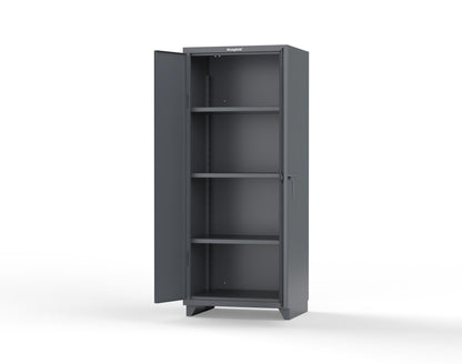Extra Heavy Duty 14 GA Cabinet with 3 Shelves - 30 in. W x 24 in. D x 75 in. H - 2.66-243-L-7024