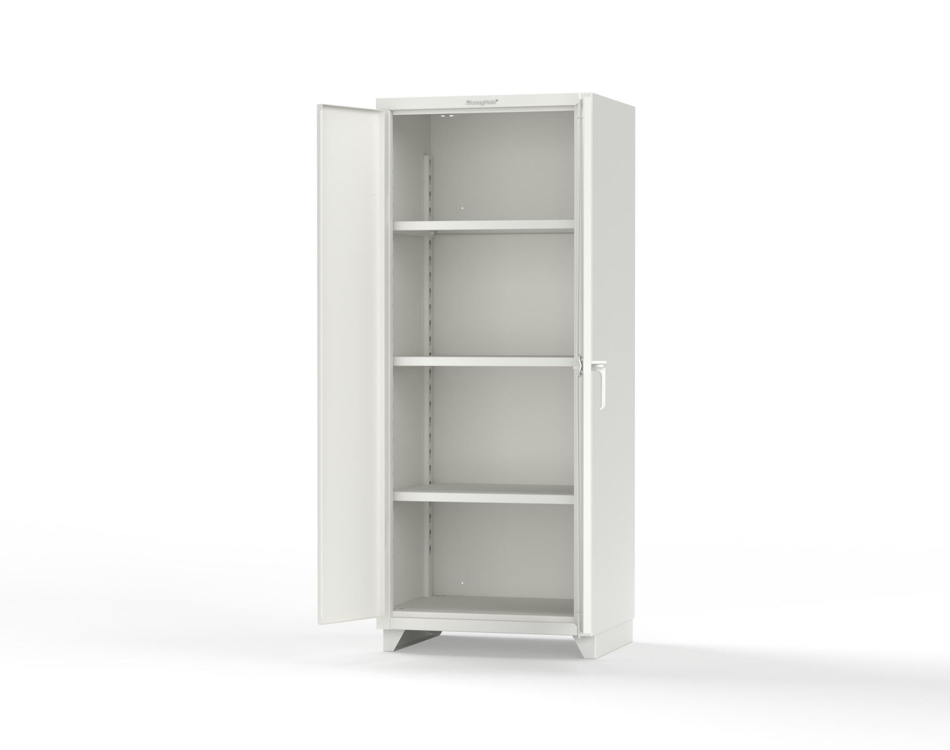 Extra Heavy Duty 14 GA Cabinet with 3 Shelves - 30 in. W x 24 in. D x 75 in. H - 2.66-243-L-9003