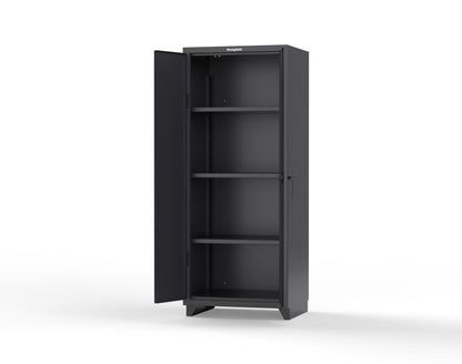 Extra Heavy Duty 14 GA Cabinet with 3 Shelves - 30 in. W x 24 in. D x 75 in. H - 2.66-243-L-9005
