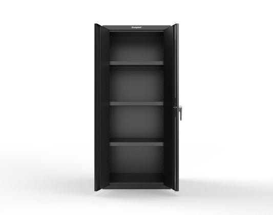 Heavy-Duty 18 GA Cabinet with 3 Shelves - 30 in. W x 24 in. D x 72 in. H - 2.66-243-P-9005