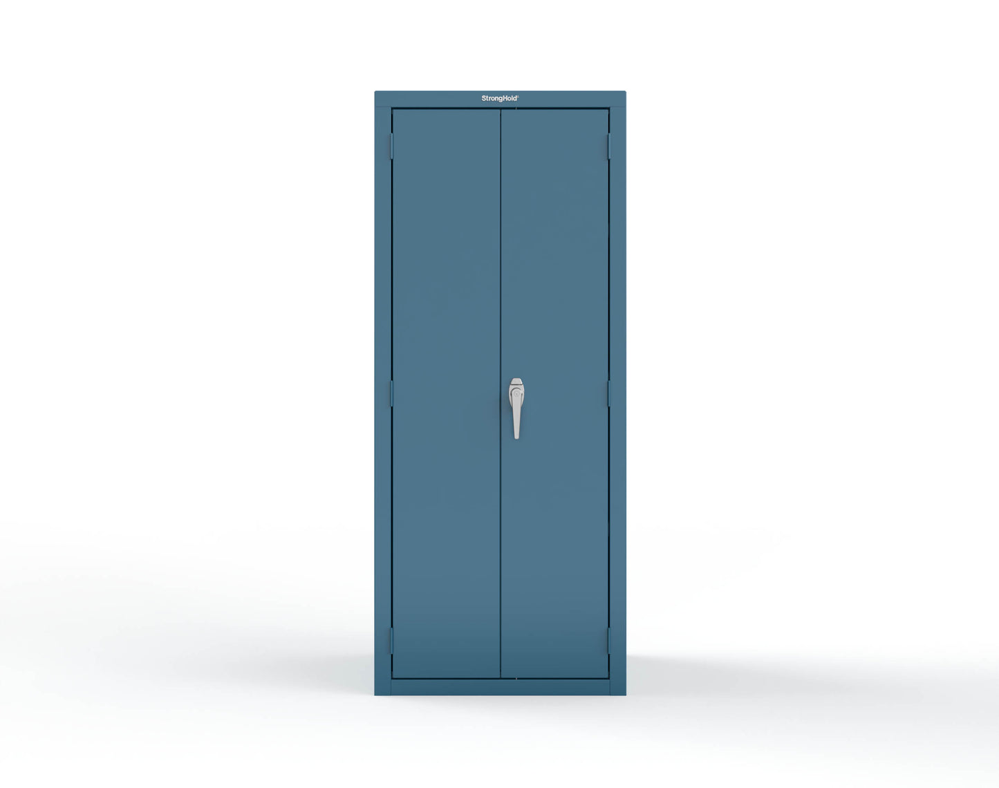 Heavy Duty 18 GA Janitorial Cabinet with 3 Half Shelves - 30 in. W x 24 in. D x 72 in. H - 2.66-BC-243-P-5001