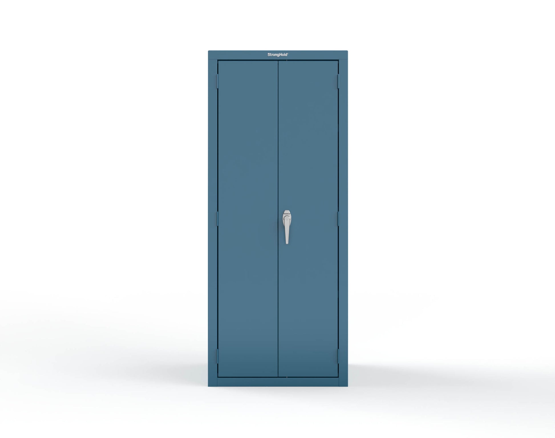 Heavy Duty 18 GA Janitorial Cabinet with 3 Half Shelves - 30 in. W x 24 in. D x 72 in. H - 2.66-BC-243-P-5001