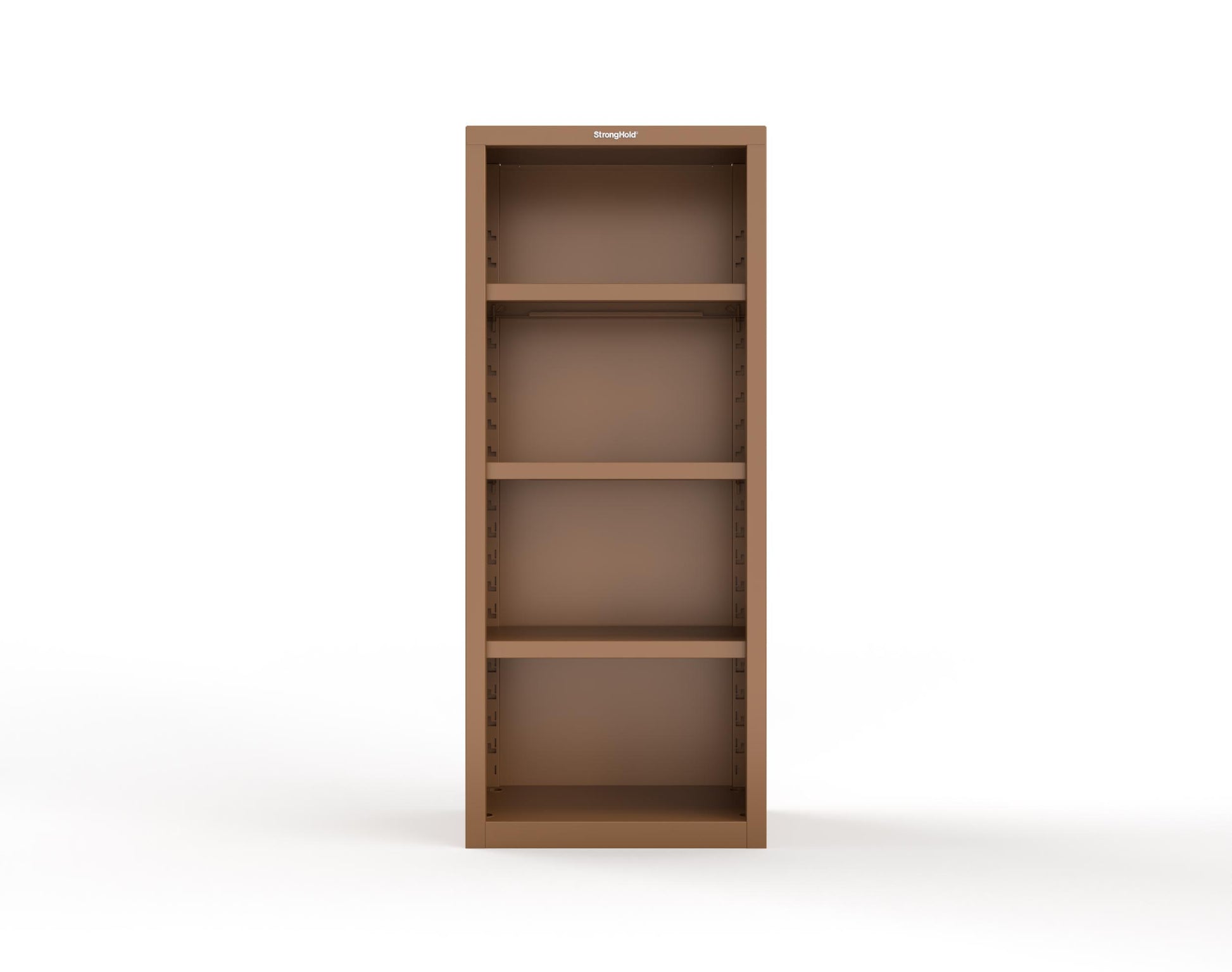 Heavy Duty 18 GA Closed Shelving Unit with 3 Shelves - 30 in. W x 18 in. D x 72 in. H - 2.66-CSU-183-P-8008