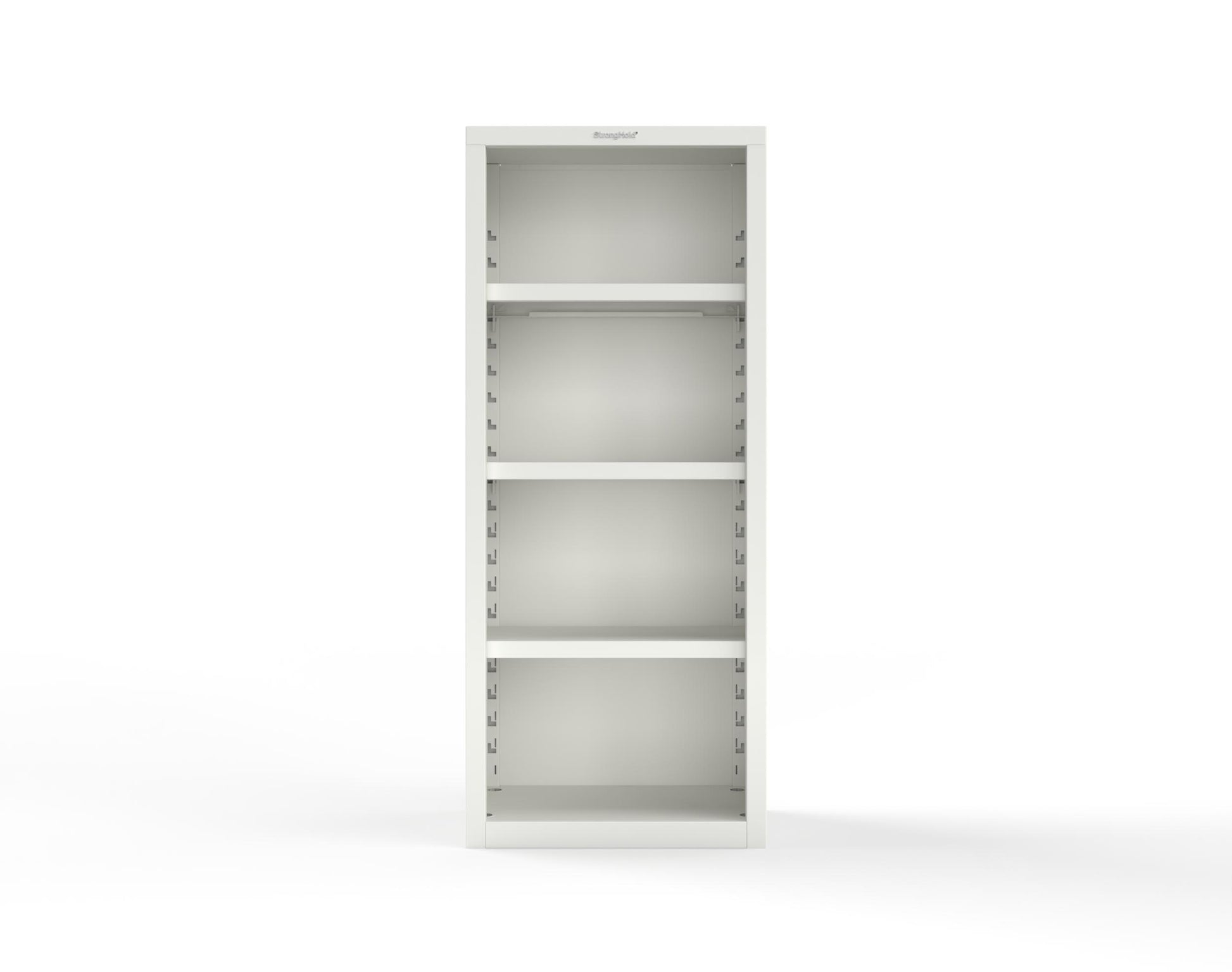 Heavy Duty 18 GA Closed Shelving Unit with 3 Shelves - 30 in. W x 18 in. D x 72 in. H - 2.66-CSU-183-P-9003