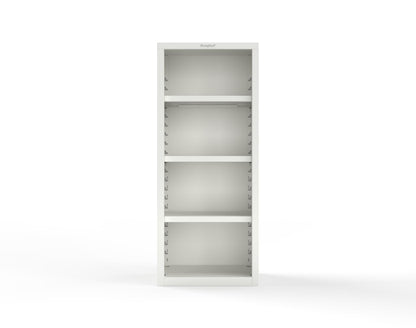 Heavy Duty 18 GA Closed Shelving Unit with 3 Shelves - 30 in. W x 18 in. D x 72 in. H - 2.66-CSU-183-P-9003