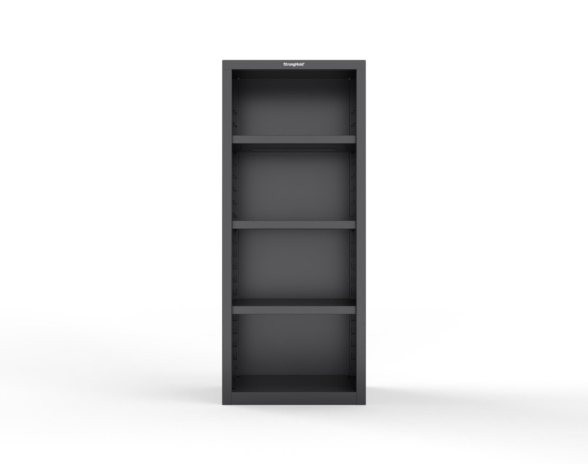 Heavy Duty 18 GA Closed Shelving Unit with 3 Shelves - 30 in. W x 18 in. D x 72 in. H - 2.66-CSU-183-P-9005