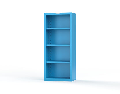 Heavy Duty 18 GA Closed Shelving Unit with 3 Shelves - 30 in. W x 18 in. D x 72 in. H - 2.66-CSU-183-P-5012