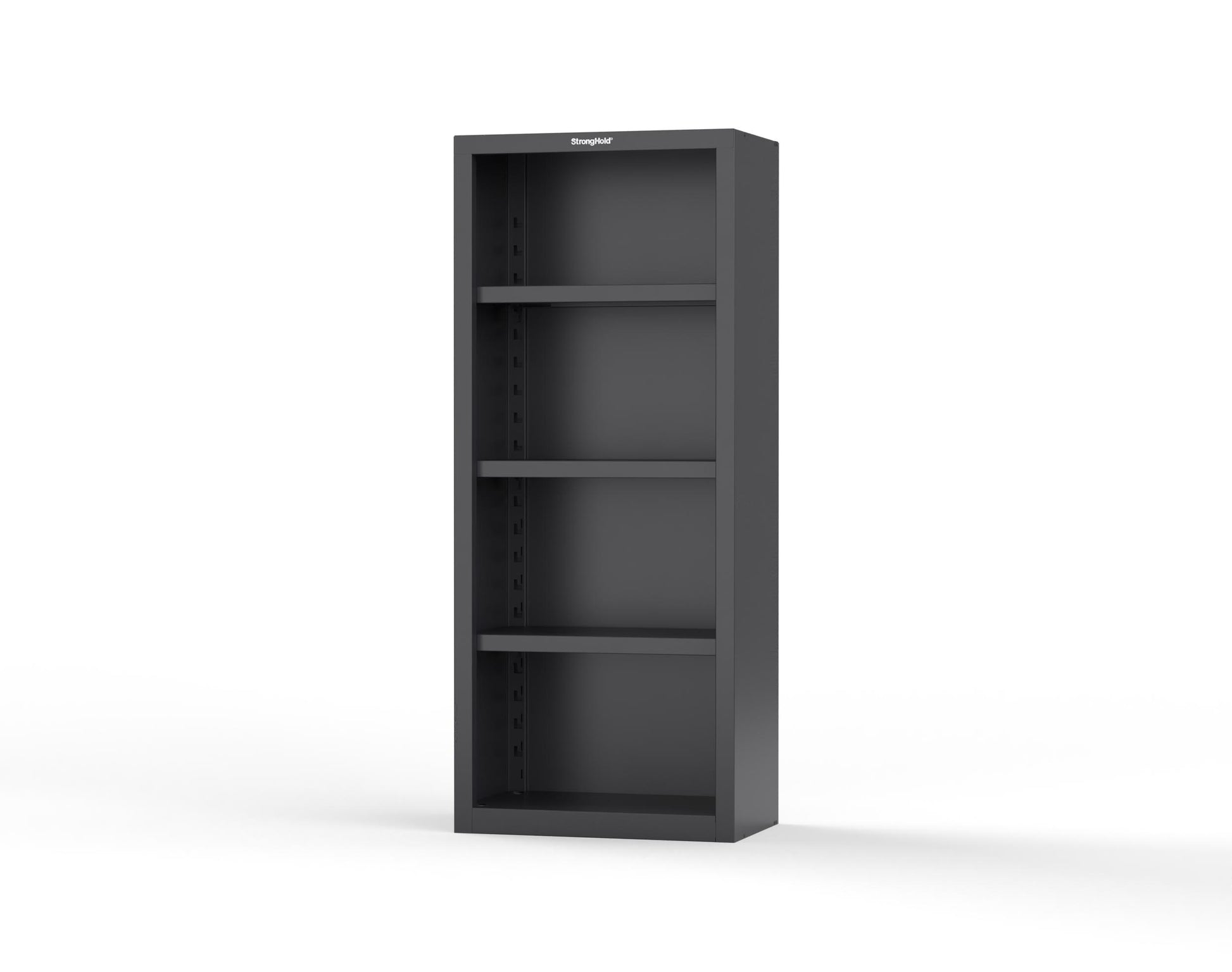 Heavy Duty 18 GA Closed Shelving Unit with 3 Shelves - 30 in. W x 18 in. D x 72 in. H - 2.66-CSU-183-P-9005