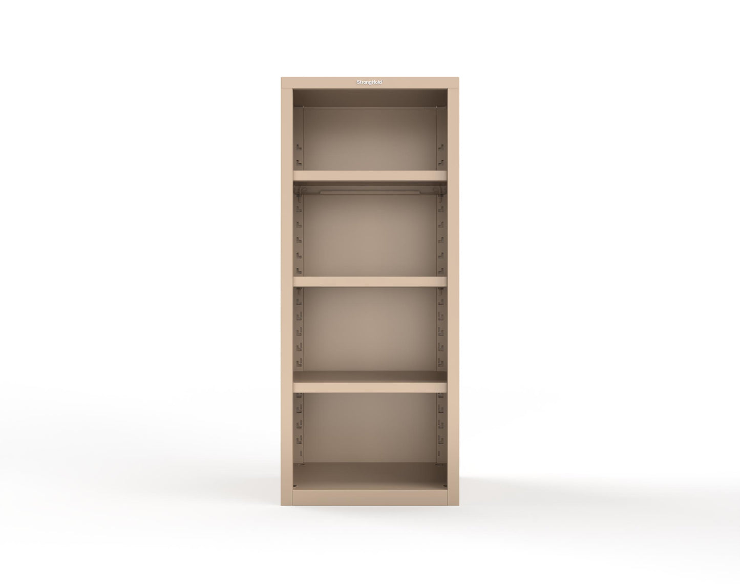 Heavy Duty 18 GA Closed Shelving Unit with 3 Shelves - 30 in. W x 24 in. D x 72 in. H - 2.66-CSU-243-P-1019