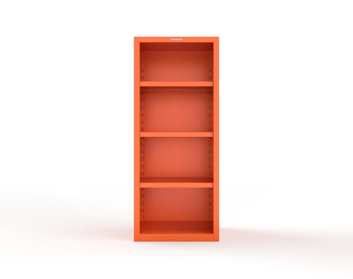 Heavy Duty 18 GA Closed Shelving Unit with 3 Shelves - 30 in. W x 24 in. D x 72 in. H - 2.66-CSU-243-P-2004